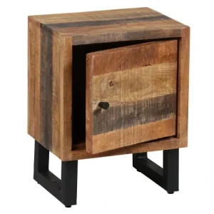 Altobuy Chevet 1 Porte Acier Et Bois Massif magasin en ligne france 7