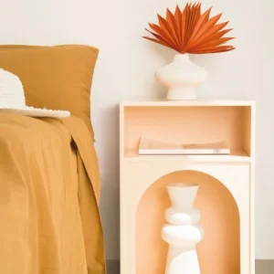 grande promotion RNT By Really Nice Things Chevet Rangement En Mdf Laqué Nude 10