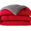 pas cher Becquet Couette 200×200 Rouge Double Face 400 G/m2 8