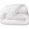 mode pas chere Becquet Couette 4 Saisons 240×220 Blanche En Polyester 200+300 G/m² 17