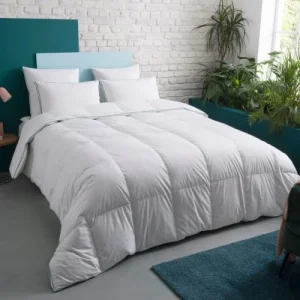 soldes en ligne WAKE ME GREEN Couette TEMPÉRÉE 50% Duvet – Coton 200×200 Cm 9