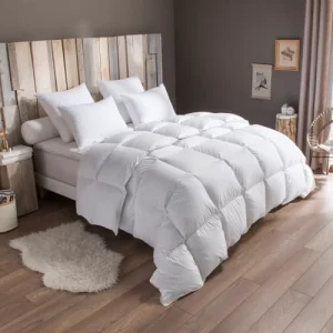 boutiqued pas cher DODO Couette Tradition CHAUDE – 70% Duvet D’Oie 240×260 Cm 8