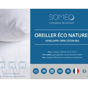 qualité supérieure Someo Oreiller éco Naturel Moelleux 12