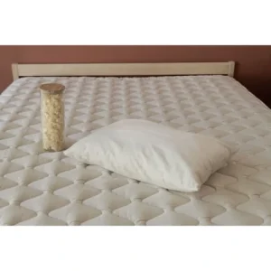 Pilimpi Oreiller Naturel Moelleux Coton Bio – 100% LAINE VIERGE-60 X 60 Cm Paiement sécurisé 16