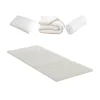 Dernières Nouveautés Olympe Pack Surmatelas + Protège Matelas + Couette + Oreiller 90×190 19