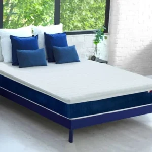 Livraison gratuite Idliterie Surmatelas Bi Confort Latex Et Mémoire De Forme 140×190 9