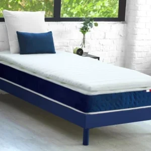 haute qualité Idliterie Surmatelas Bi Confort Latex Et Mémoire De Forme 90×190 9