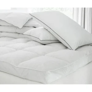 garantis authentique MPC Maison Surmatelas Hôtel Luxe En Plume Blanc 80×200 Cm 7