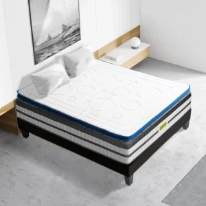 france en ligne Maison Aubertin Surmatelas Mémoire De Forme 5 Cm 140×200 Cm 6