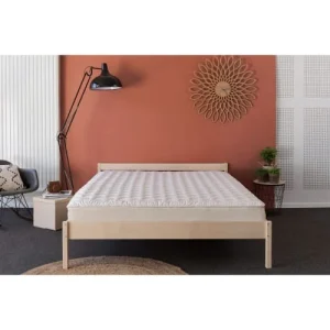 magasins pas chers Pilimpi Surmatelas Naturel En 100% Coton Biologique Et Laine 140 X 190 10