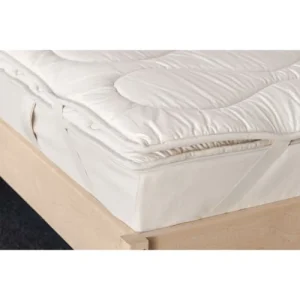 Pilimpi Surmatelas Naturel En 100% Coton Biologique Et Laine 160 X 200 officiel 18