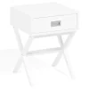 Beliani Table Basse Blanche Avec Tiroir france 19