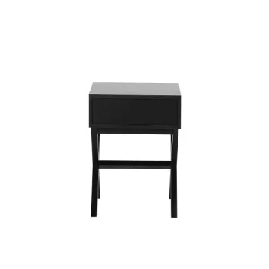 Beliani Table Basse Noire Avec Tiroir Couleurs variées 18