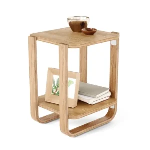 Umbra Table D’appoint En Bois Naturel 53x42cm nouveau produit 16