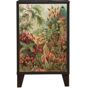 acheter RNT By Really Nice Things Table De Chevet En Pin Massif Avec Imprimé Tropical Jungle. 18