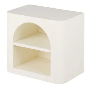 Maisons Du Monde Table De Chevet 1 Niche 1 étagère Blanc Crème SOLDES TOUT À 8