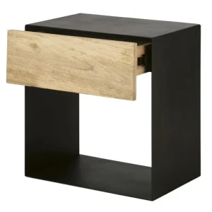 magasin en ligne france Maisons Du Monde Table De Chevet 1 Tiroir Bicolore 9