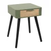 prix pas cher The Home Deco Factory Table De Chevet 1 Tiroir Bois Vert 22