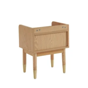 Drawer Table De Chevet 1 Tiroir En Bois Et Cannage Bois Clair prix le plus bas 16