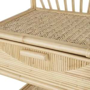 Maisons Du Monde Table De Chevet 1 Tiroir En Rotin Beige Livraison internationale 12