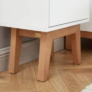 ELLE DECORATION Table De Chevet 1 Tiroir – Laqué Blanc Mat Retour gratuit en magasin. 12