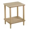 Unimasa Table De Chevet 2 Plateaux Bois De Pin Et MDF Large choix en ligne 19