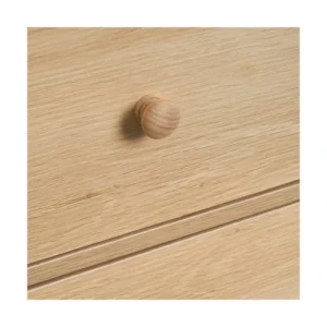 vente pas cher Unimasa Table De Chevet Basique En Bois MDF 2 Tiroirs 12