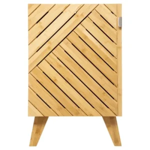 Five Simply Smart Table De Chevet Bois Et Porte Bambou – 45x38x70cm magasin en ligne france 11