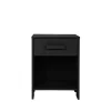 WOOOD Table De Chevet Bois Fsc Noir grande promotion 22