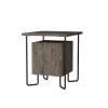 TOILINUX Table De Chevet Design Marron Livraison internationale 20