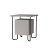 TOILINUX Table De Chevet Design Marron grossiste en ligne 22