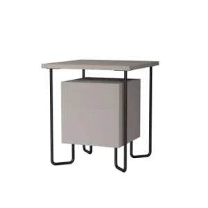 boutiqued en ligne TOILINUX Table De Chevet Design Blanc 18