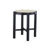 BOIS DESSUS BOIS DESSOUS Table De Chevet En Acajou Massif Et Cannage Noir soldes en ligne 20