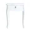 soldes officiel Lastdeco Table De Chevet En Bois Blanche 44x32x57 17