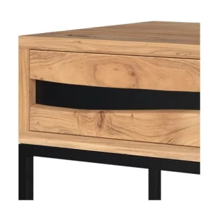 en promotion Rendez Vous Déco Table De Chevet En Bois D’acacia Et Métal, 1 Tiroir Et 1 étagère 14