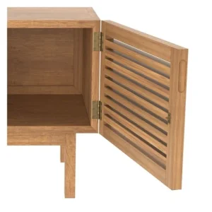 Rendez Vous Déco Table De Chevet En Bois De Teck, 1 Porte solde en ligne 9