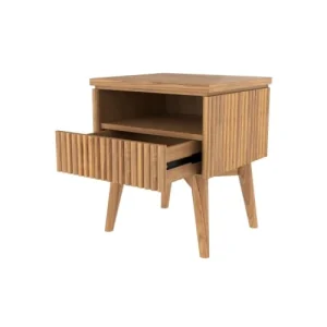 REMISE allant jusqu. Rendez Vous Déco Table De Chevet En Bois De Teck, 1 Tiroir Et 1 Niche 11