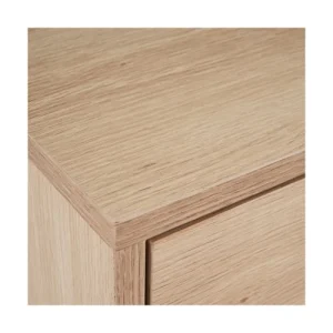 comparez les prix Unimasa Table De Chevet En Bois Et Métal Blanc 1 Tiroir 40x35x47cm 10