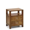 Retour Facile et Gratuit MOYCOR Table De Chevet En Bois Marron L50 22