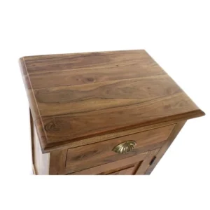 à prix promos Wadiga Table De Chevet En Bois Massif D’acacia 45x31x65cm 10