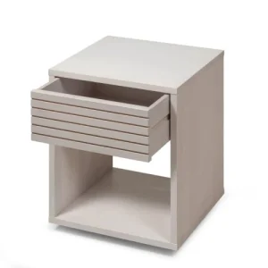 WOODEK Table De Chevet En Bouleau Massif Blanc Couleurs variées 12