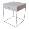 ultratendance Decoclico Factory Table De Chevet En Métal 1 Tiroir Blanc 20