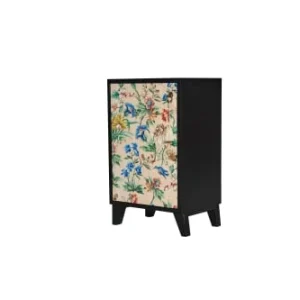 boutique en ligne RNT By Really Nice Things Table De Chevet En Pin Massif Avec Imprimé Floral. 18