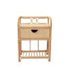 vente en ligne Drawer Table De Chevet En Rotin 22