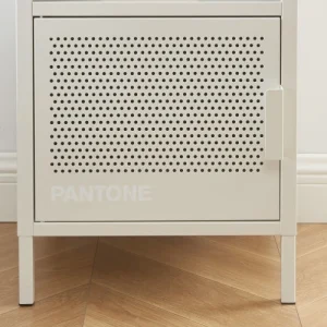 luxe soldes Pantone Table De Chevet Métal Beige Sable L40cm 16