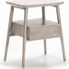 soldes luxe Thai Natura Table De Chevet Tradition 1 Tiroir En Bois Gris Clair 13