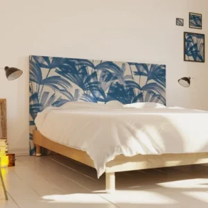 magasin en ligne france MyQuintus Tête De Lit Avec Housse Bleu 180 Cm 10