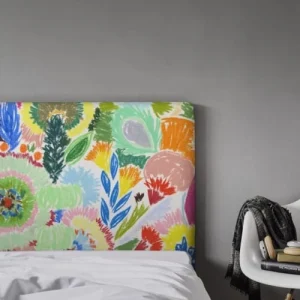 grande surprise MyQuintus Tête De Lit Avec Housse Multicolore 180 Cm 16