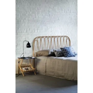 Kok Maison Tête De Lit En Rotin Vintage L160 Beige beauté 12