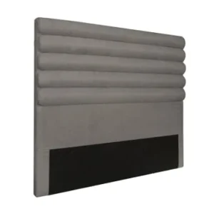 à prix d'occasion Usinestreet Tête De Lit En Tissu LUCA – Gris, Largeur – 140 Cm 14